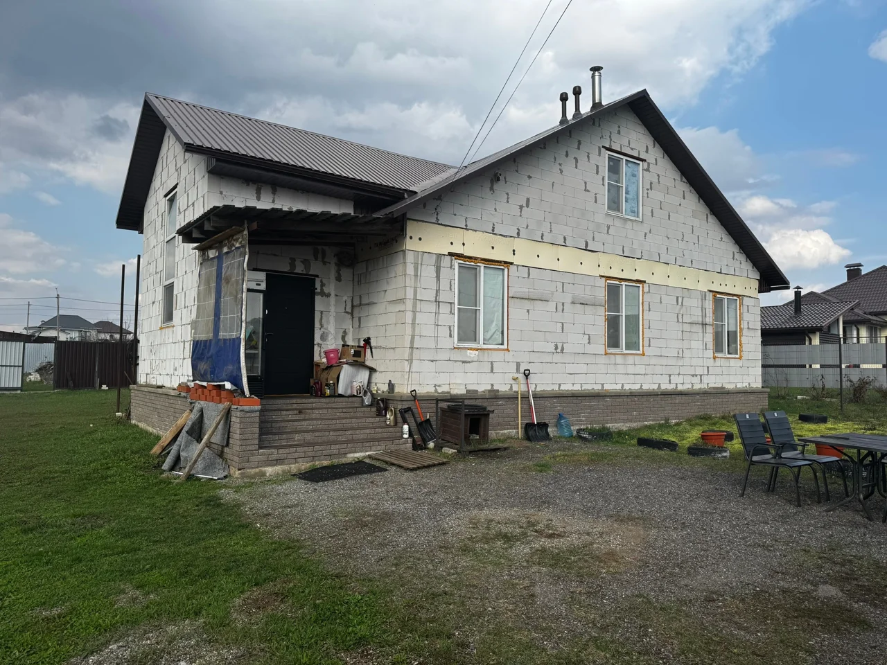 Исходное состояние дома перед отделкой